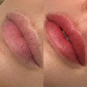 Lip Blushing in Houston - Permanent Lipstick- Dermaluxe Spa